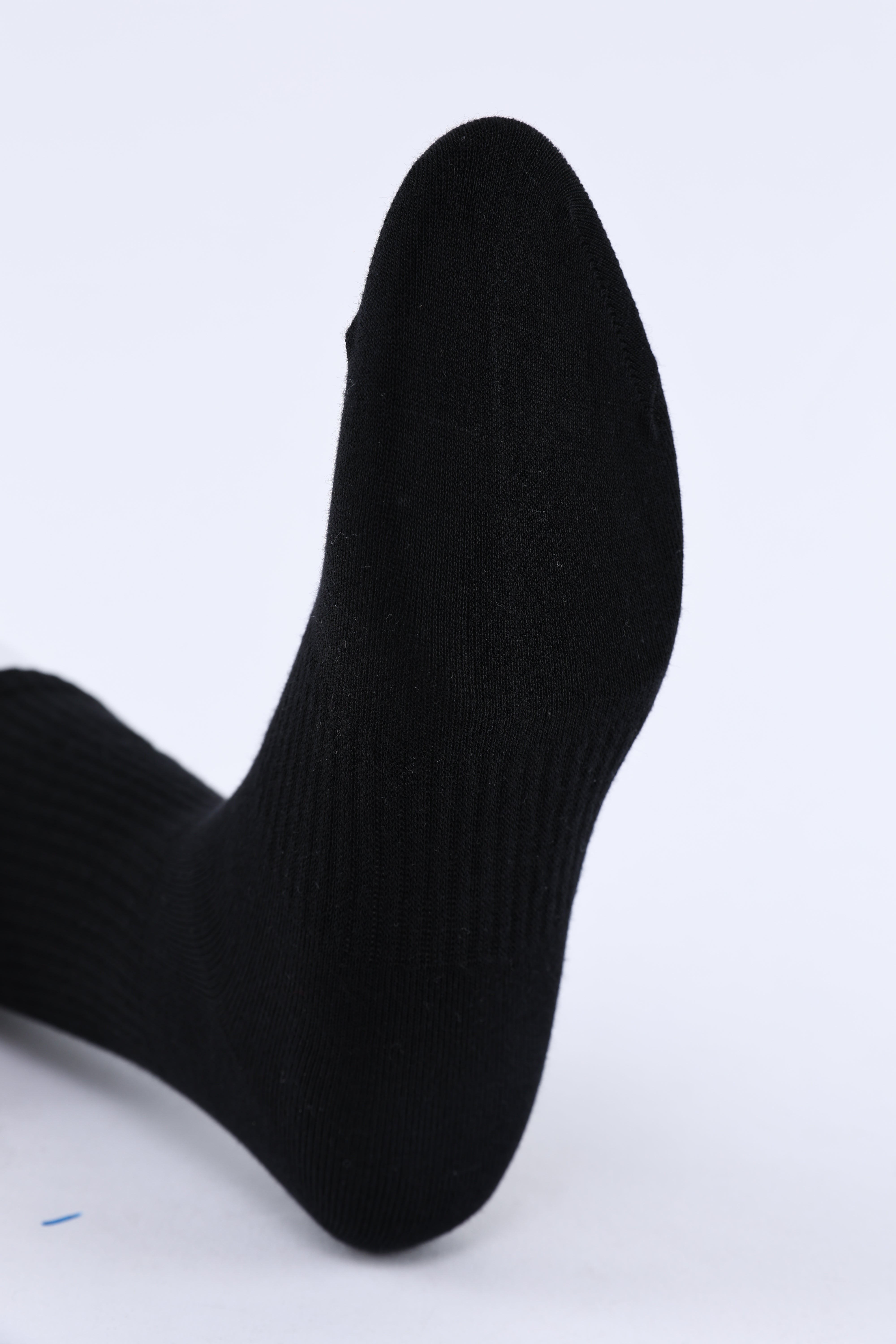 Mid-Calf Sports Socks (Adults) - Black