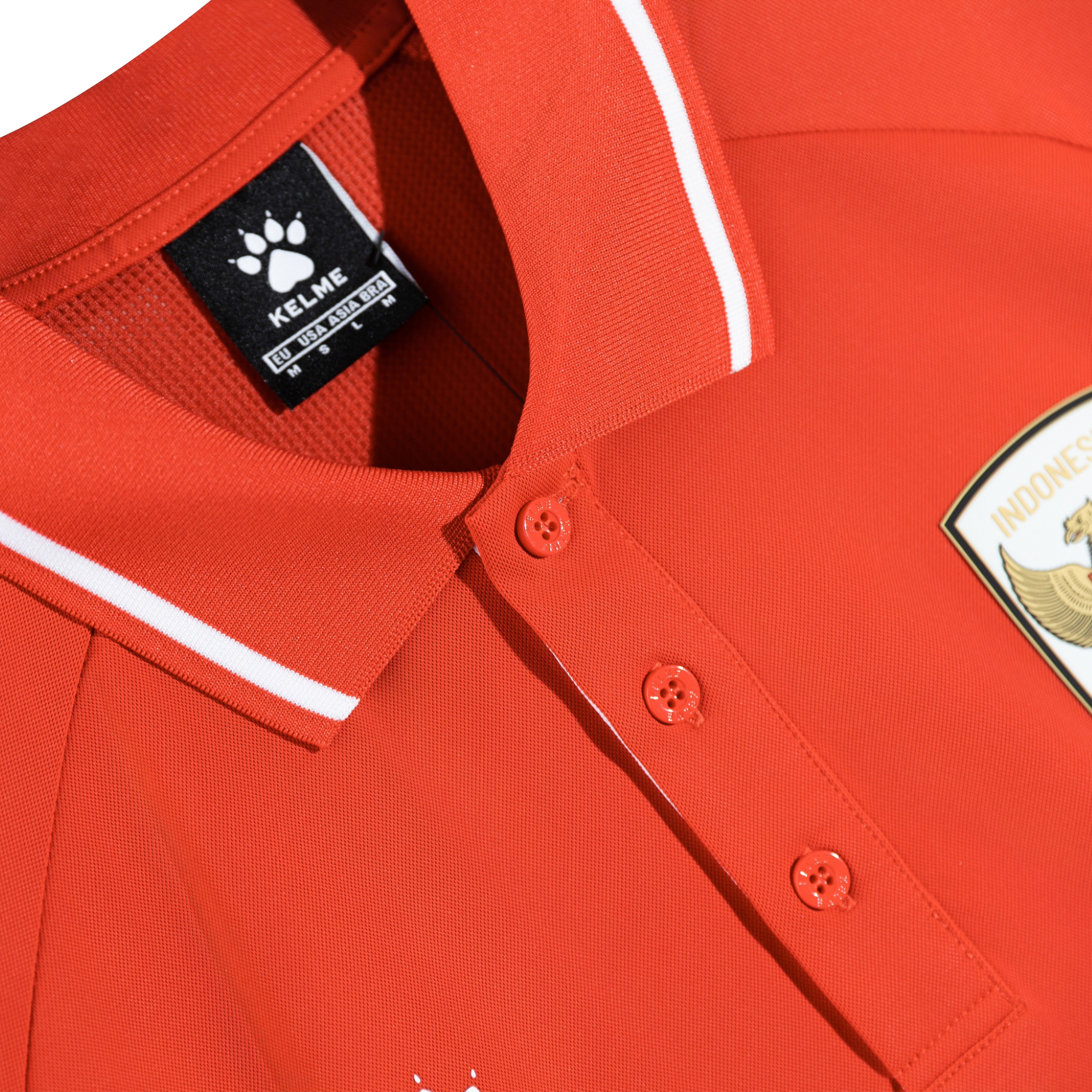 Polo Shirt Timnas Indonesia (Adults) - Red/White