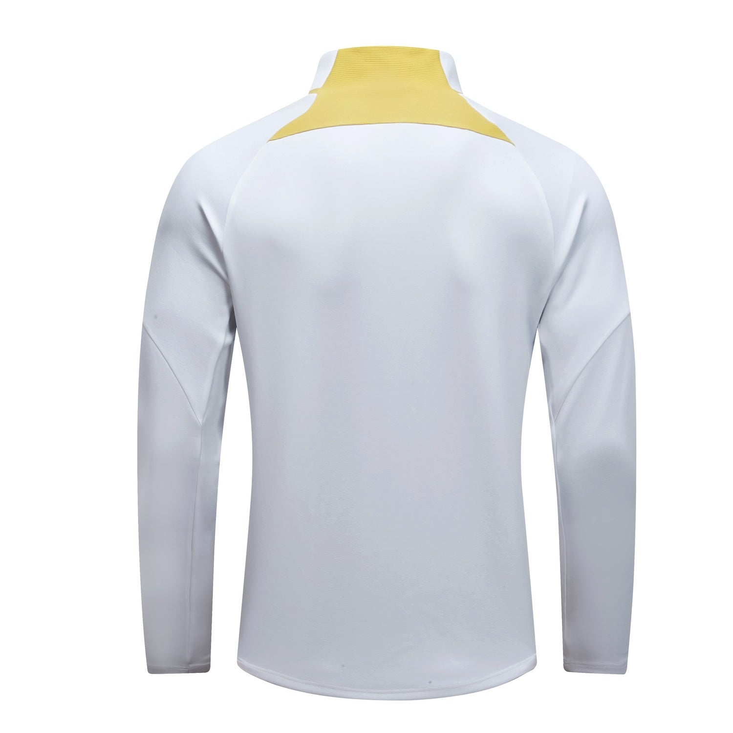 Half Zippered Training Pullover (Adults) - White