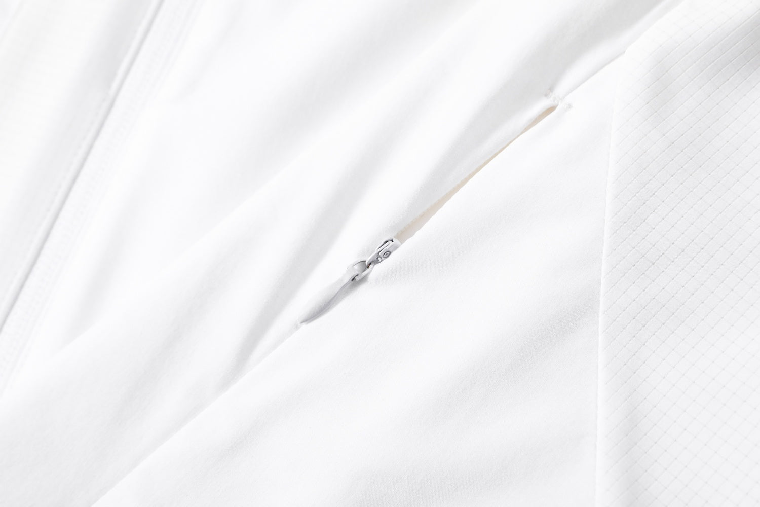 Womens Light Woven Jacket - White