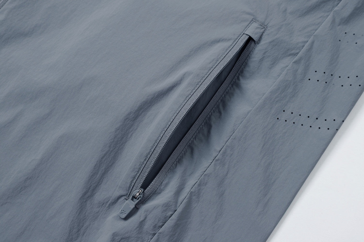 Woven Light Jacket (Adults) - Gray/Blue
