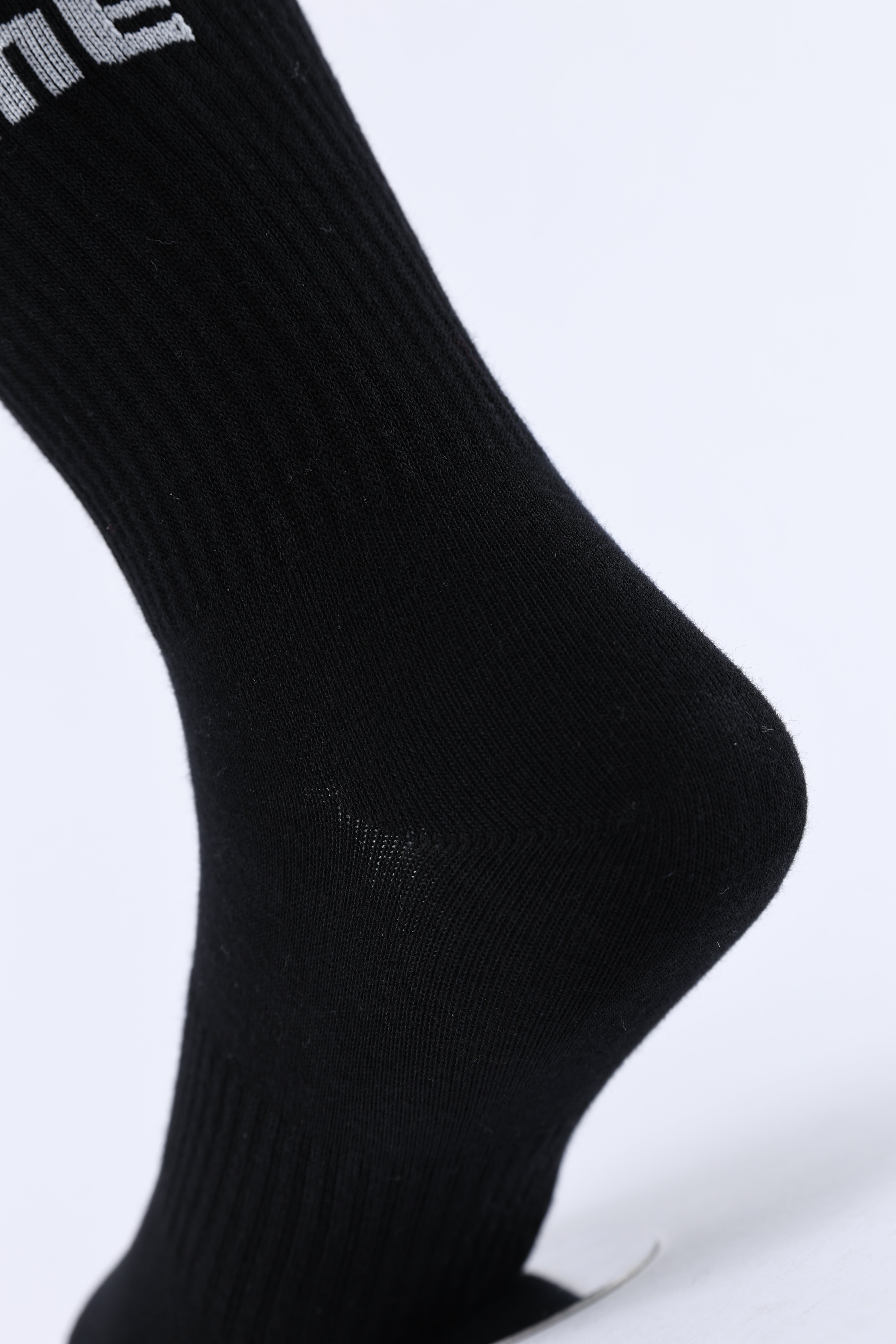 Mid-Calf Sports Socks (Adults) - Black