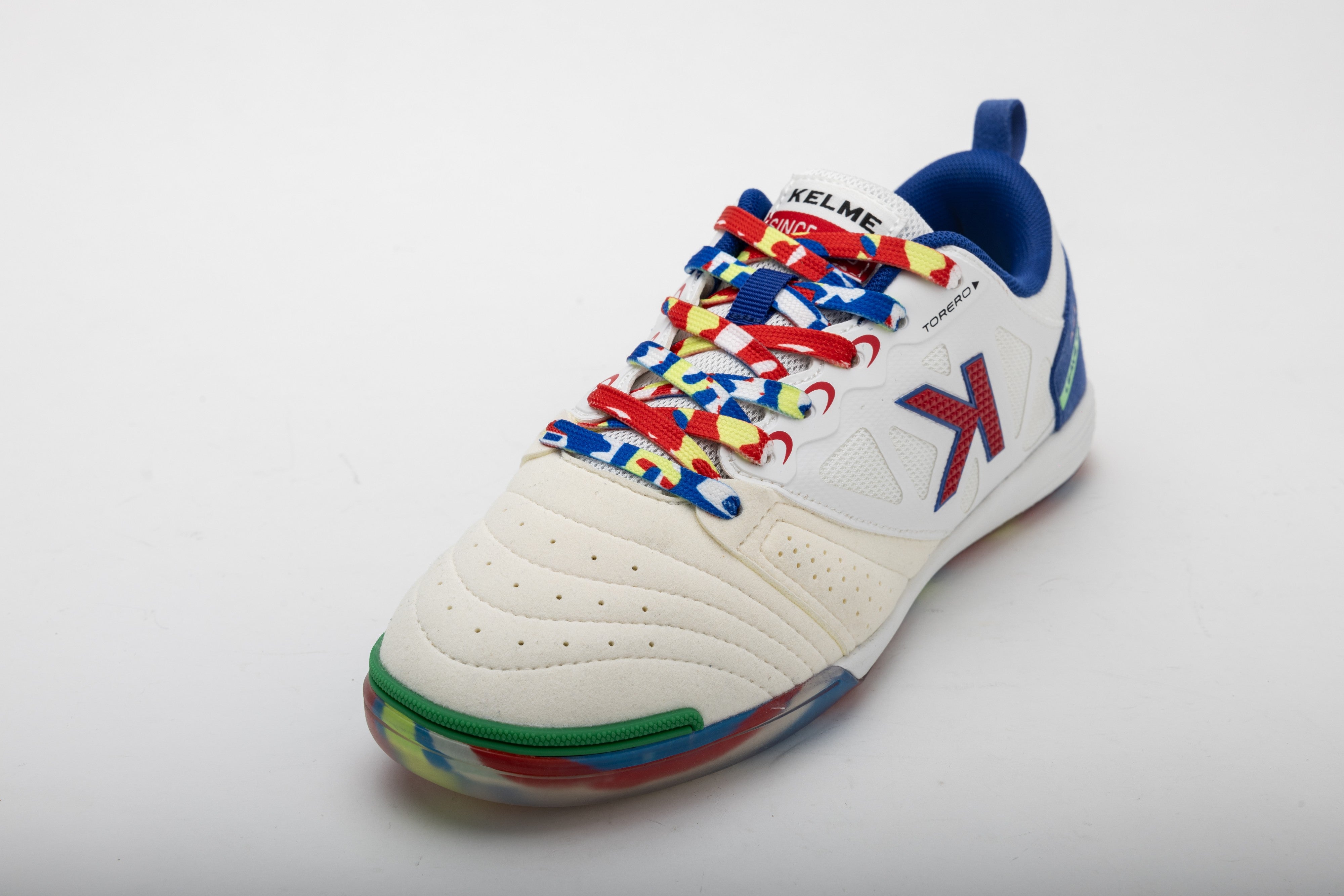 Men Futsal Shoes - Indoor (IN) - White/Blue