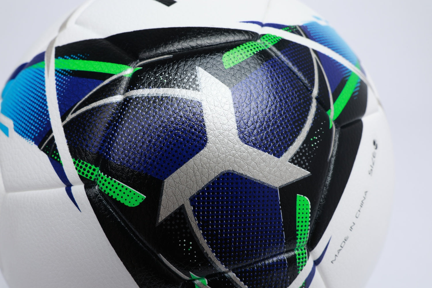 Futsal Ball (Laminated) - White/Neon Blue
