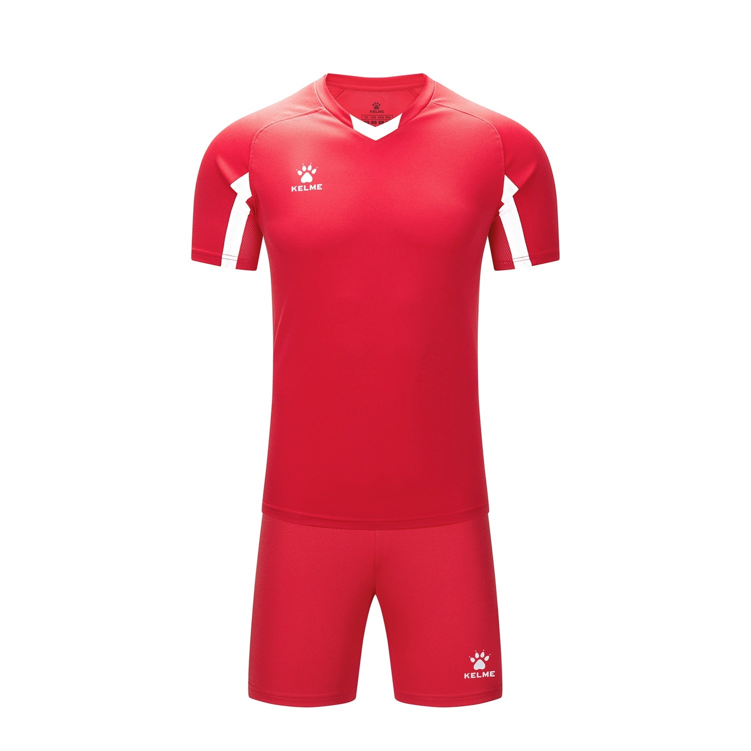 Short Sleeve Football Set (Adults) - Red/White