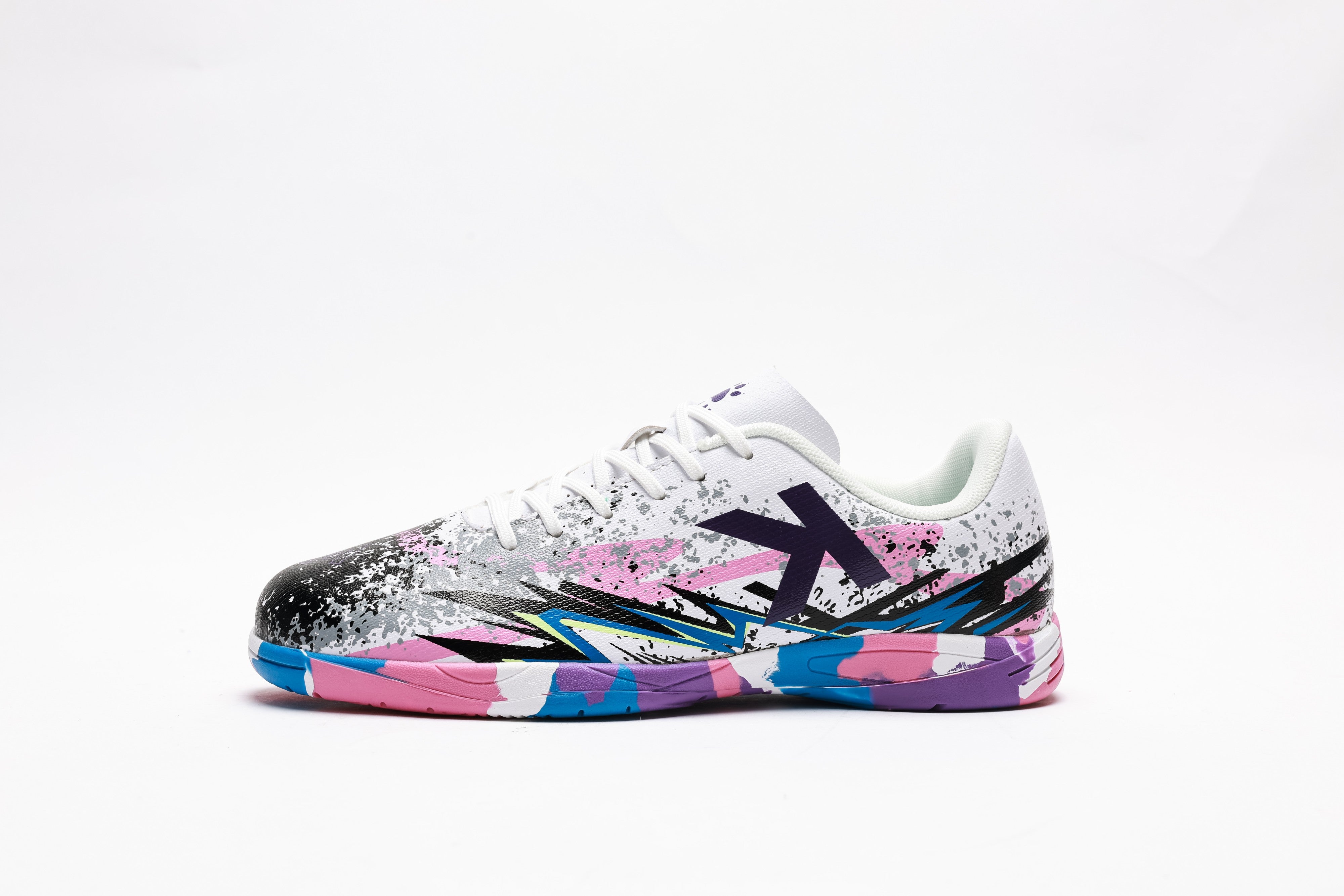 Men Futsal Shoes - Indoor (IN) - White/Purple