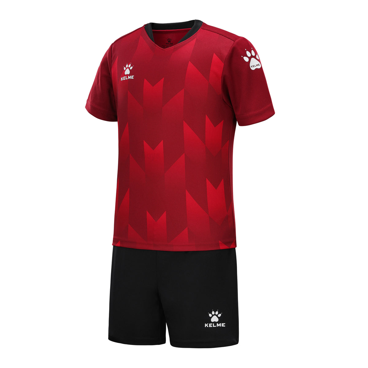 Short Sleeve Football Set (Kids) - Maroon