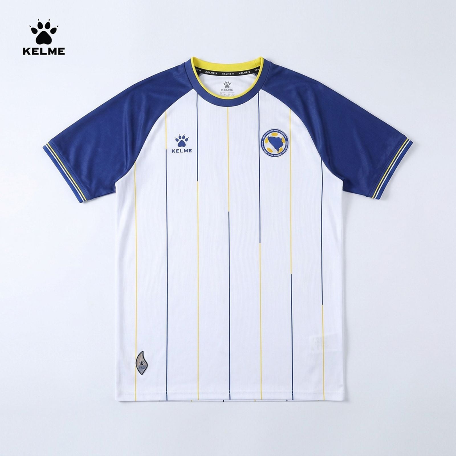 Jersey Timnas Bosnia and Herzegovina (NSFBiH) - Away - Short Sleeve - Player Issue - White/Dark Blue