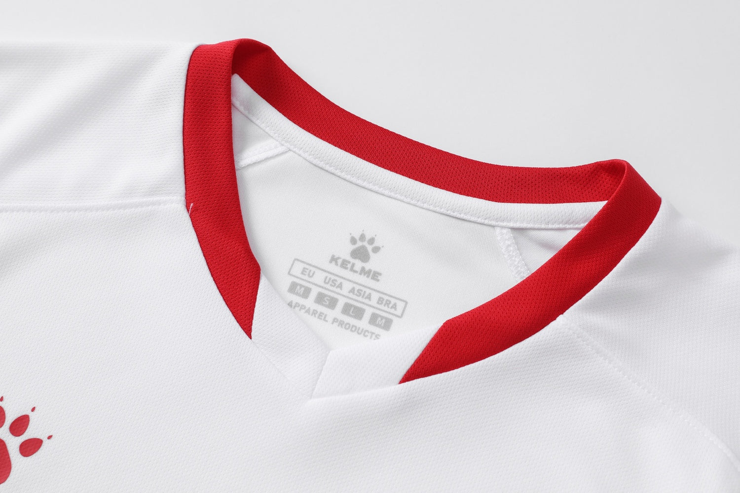 Short Sleeve Football Set (Adults) - White/Red